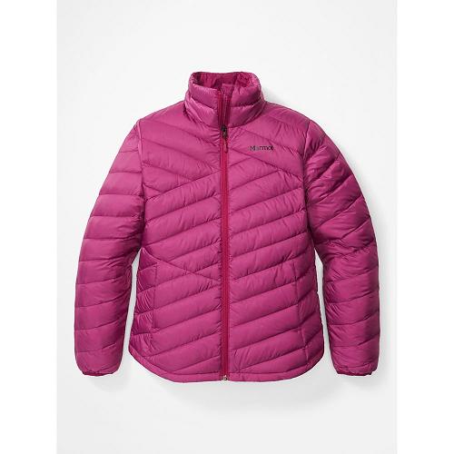 Marmot Down Jacket Red NZ - Highlander Jackets Womens NZ1065782